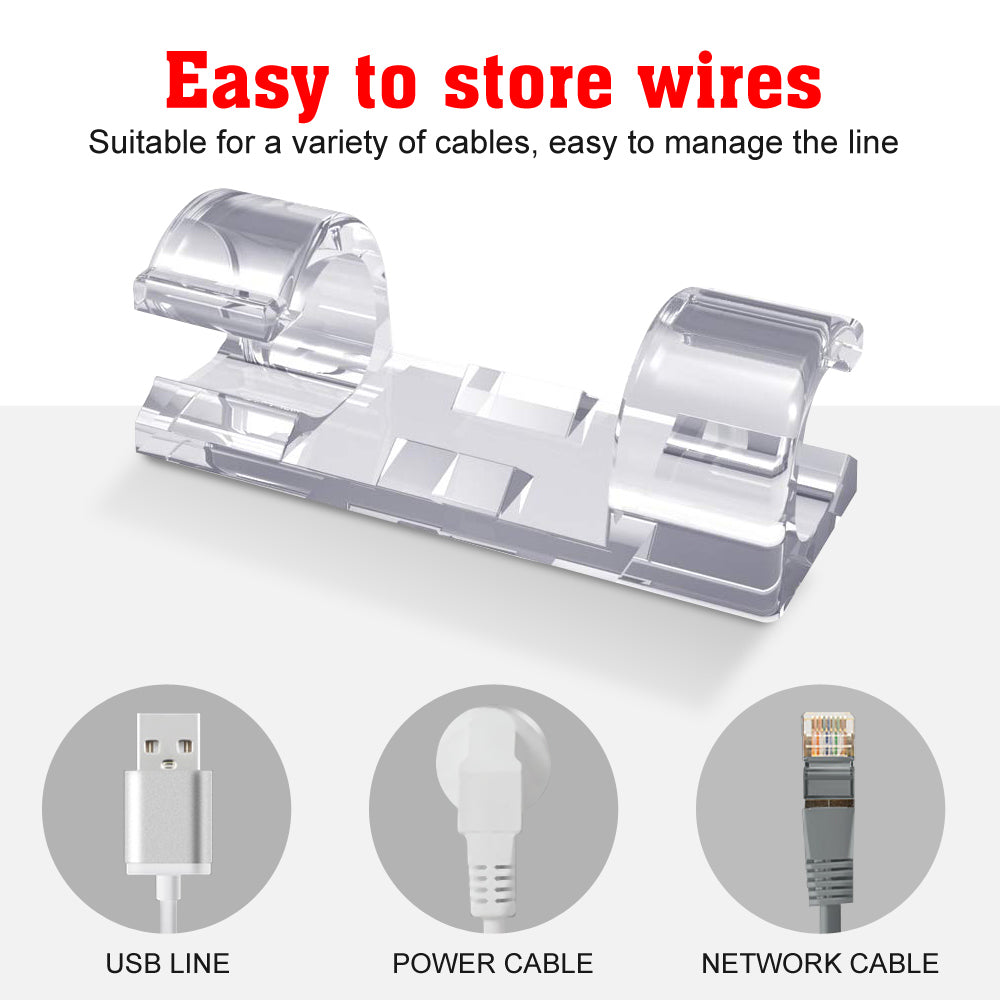 Self-Adhesive Cord Wire Management Organizer - Eastlakes Electronics